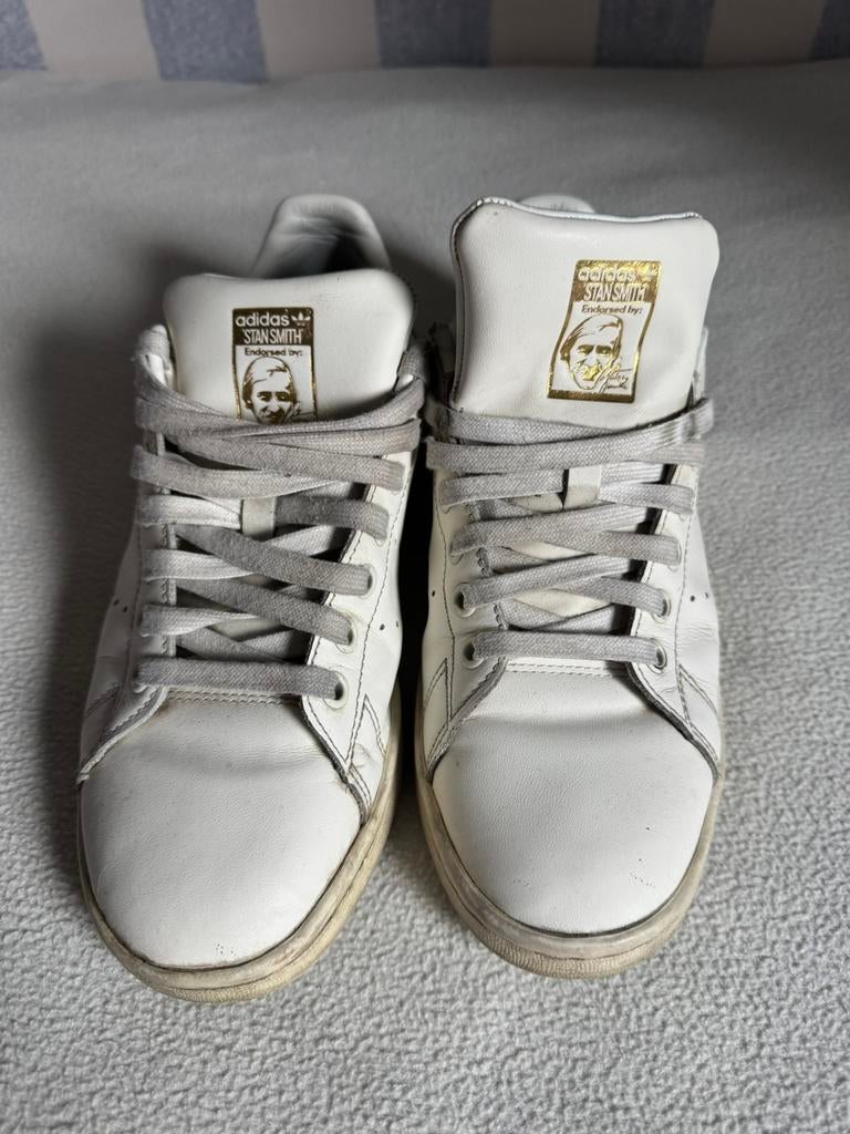 Adidas Stan Smith maat 41 1/3, Verzenden, Wit, Sneakers of Gympen, Gedragen