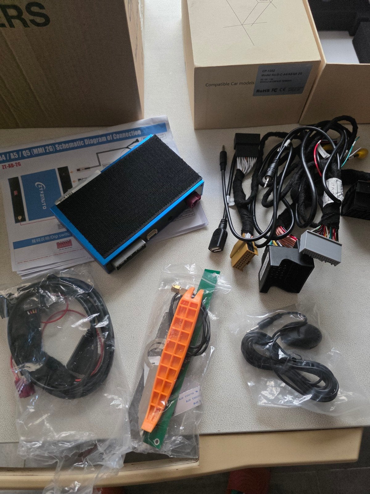 Android(radio)Box voor Audi A1/A4/A5/Q5 met MMI 2G, Ophalen of Verzenden, Nieuw