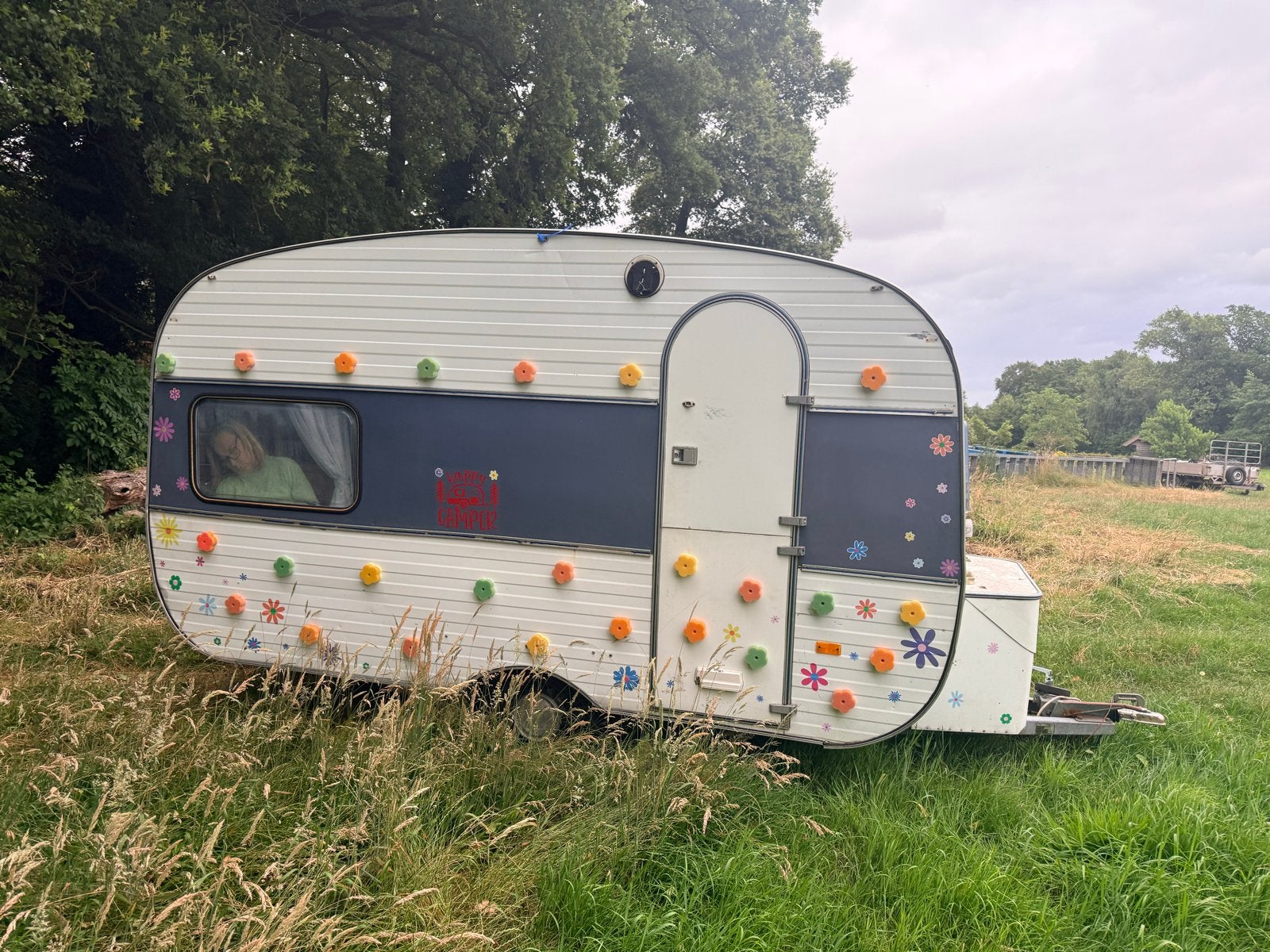 Gezellige Caravan voor festival 2 slaapplekken Zwarte Cross, Overige merken, Omvormbare zithoek, Tot en met 3, Particulier