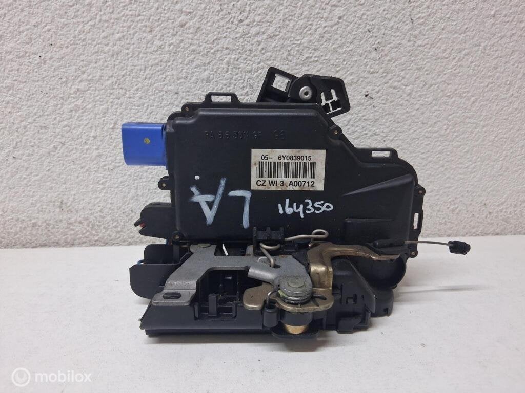 Deurslot mechaniek La Skoda Fabia 6Y ('00-'07) 6Y0839015, Gebruikt, Ophalen of Verzenden, Skoda