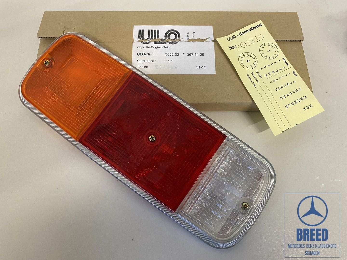 NOS achterlichtglas voor Mercedes-Benz W601 W602 W611 T1 TN, -, Nieuw, Ophalen of Verzenden, -
