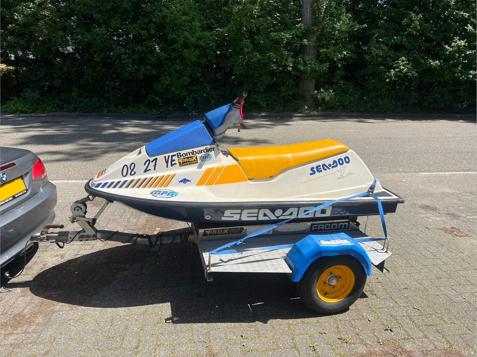 Sea-Doo SP 580 Jetski + trailer | vaarklaar | 1990, Watersport en Boten, Ophalen, Gebruikt, Benzine, Minder dan 70 pk