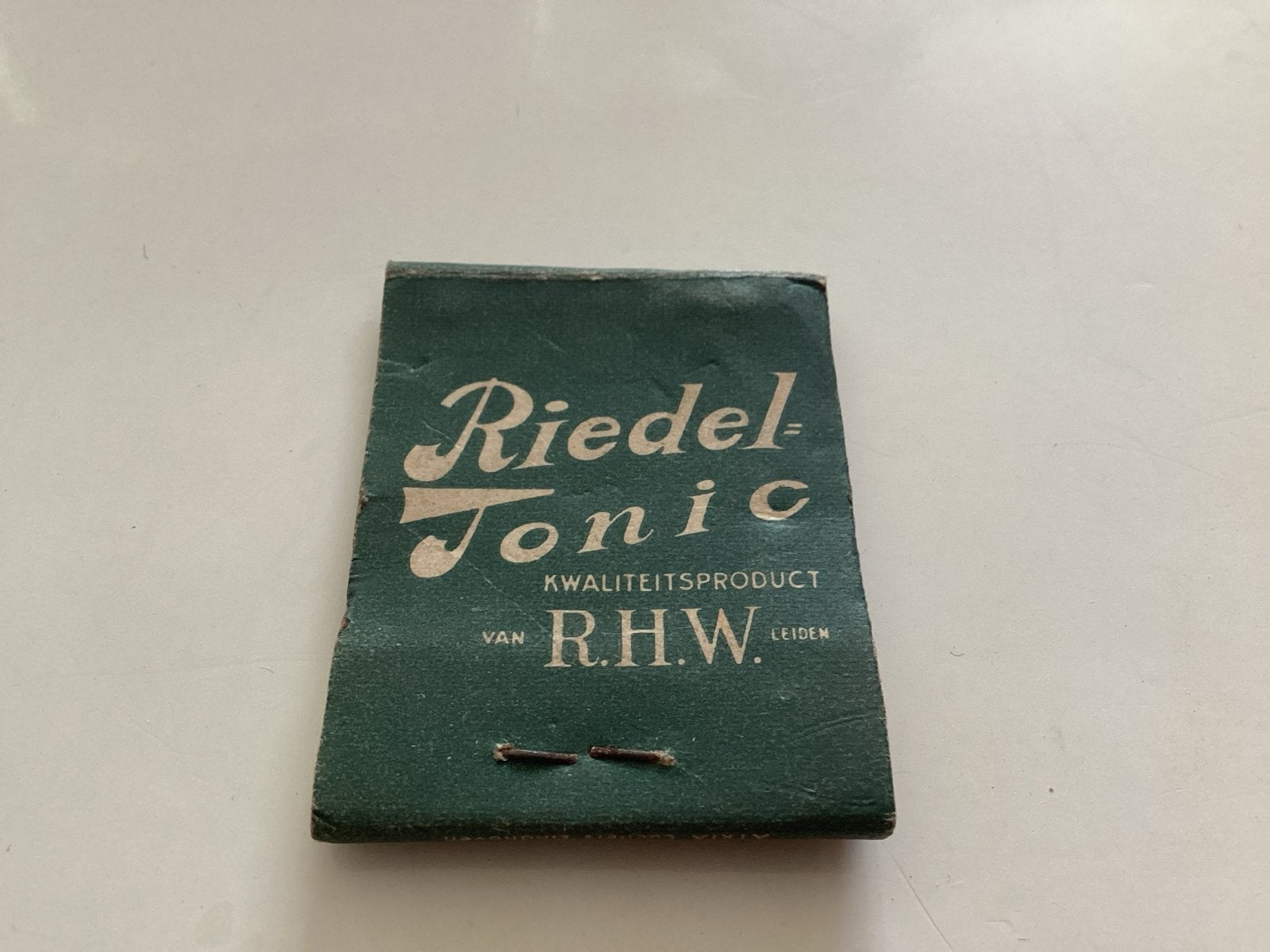 Vintage Riedel-Tonic luciferboekje - Kwaliteitsproduct R.H.W, Ophalen of Verzenden, Gebruikt, Luciferdoosjes of -merken
