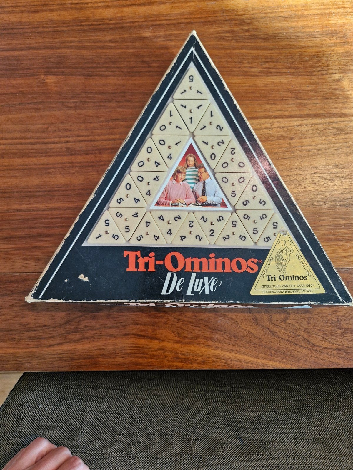 Tri-Ominos De Luxe - Compleet bordspel, Drie of vier spelers, Ophalen, Gebruikt, Goliath
