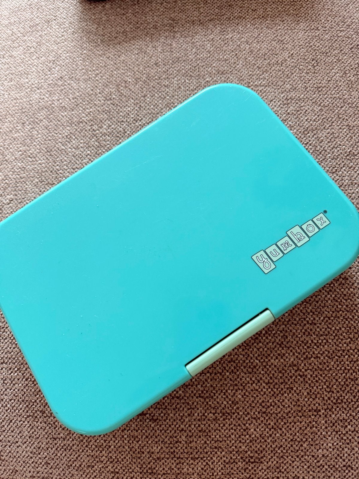Yumbox lunchbox tapas XL - Aqua, Kunststof, Ophalen of Verzenden, Broodtrommel, Gebruikt