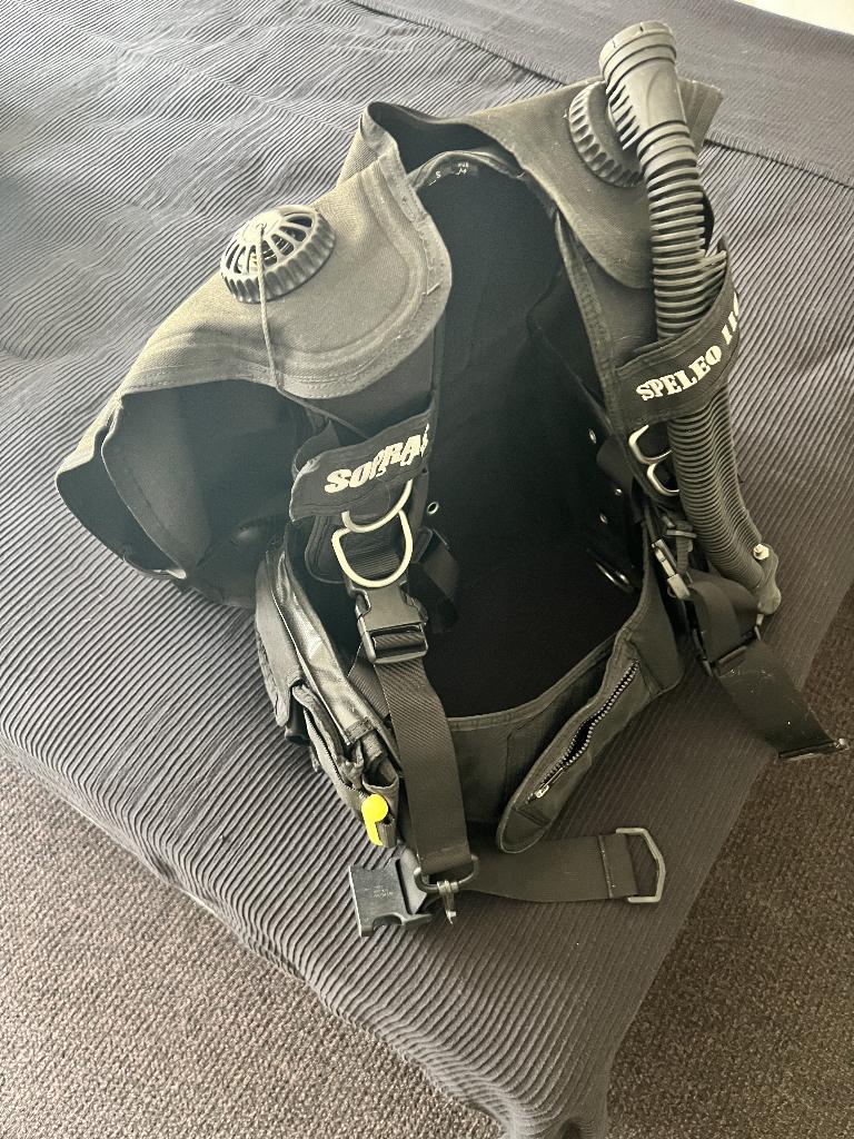 SOPRAS sub X-Wing "jacket-style" trimvest SPELEO 1100, Watersport en Boten, Duiken, Ophalen, Zo goed als nieuw, Trimvest of Wing