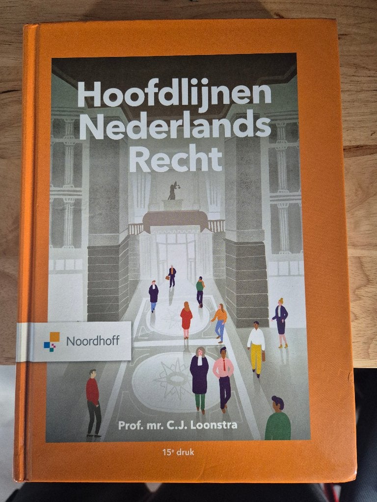 Hoofdlijnen Nederlands Recht - 15e druk, Boeken, Studieboeken en Cursussen, Gelezen, HBO, Gamma, Ophalen of Verzenden