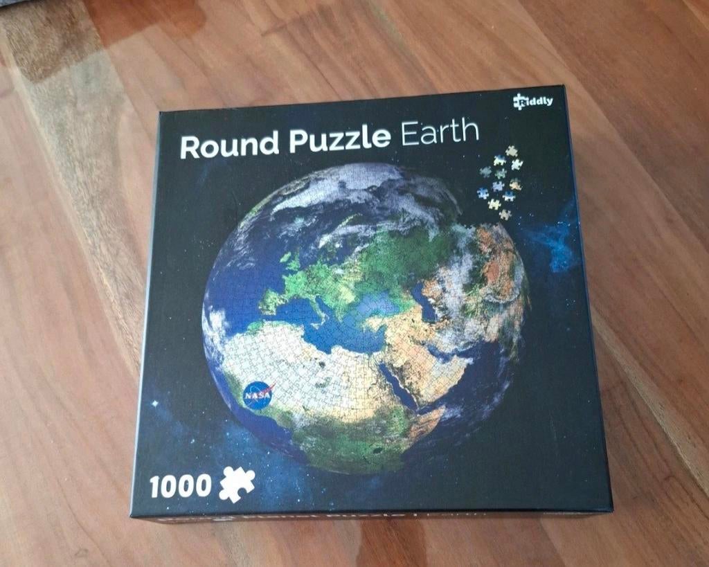 Ronde puzzel Aarde, Ophalen of Verzenden