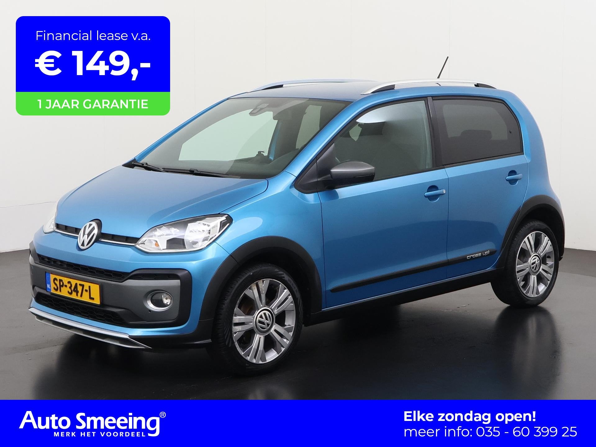 Volkswagen Up! 1.0 BMT cross up! | Camera | Stoelverwarming, Auto's, Voorwielaandrijving, 12 maanden, Stof, Gebruikt