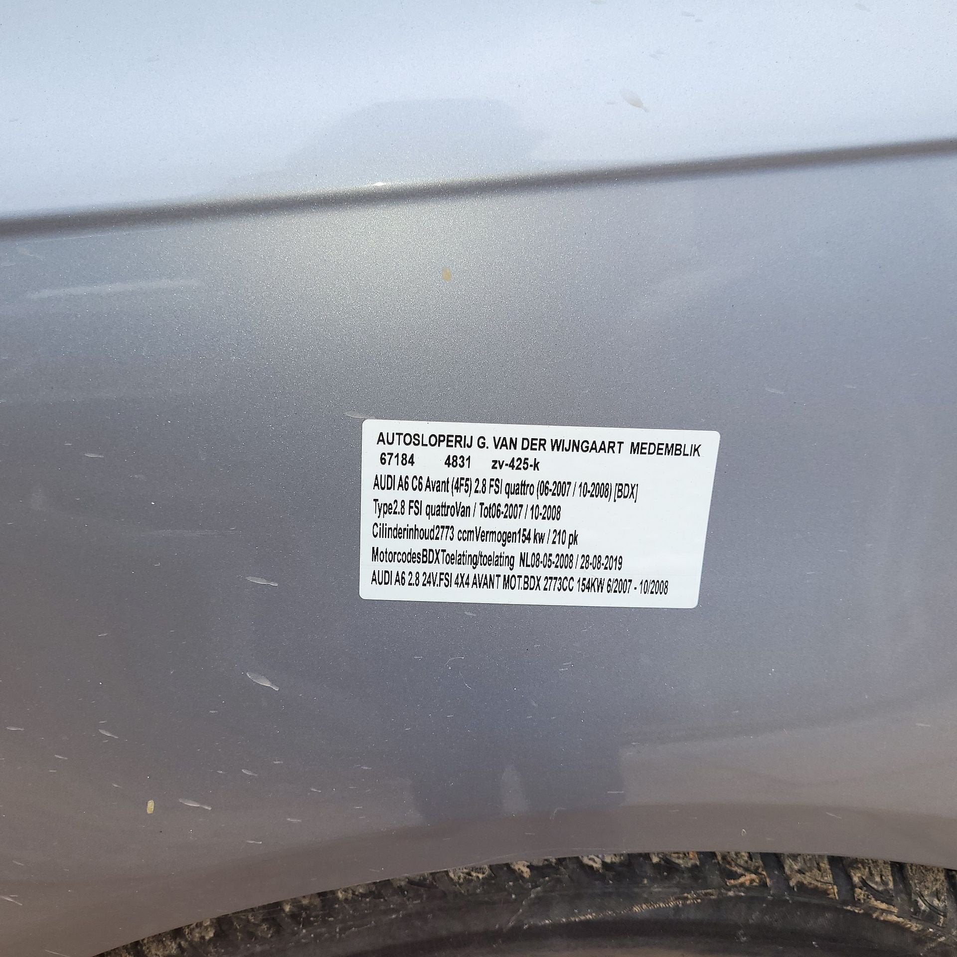 4831 audi a6 stoelen bank stuur dashboard, Gebruikt, -, -, -