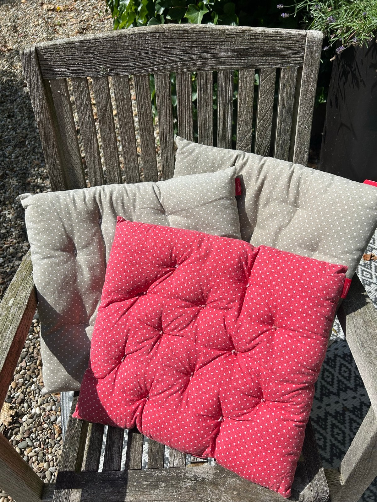 Tuinkussens 3 stuks Cotton & Co, Tuin en Terras, Ophalen of Verzenden, Zo goed als nieuw
