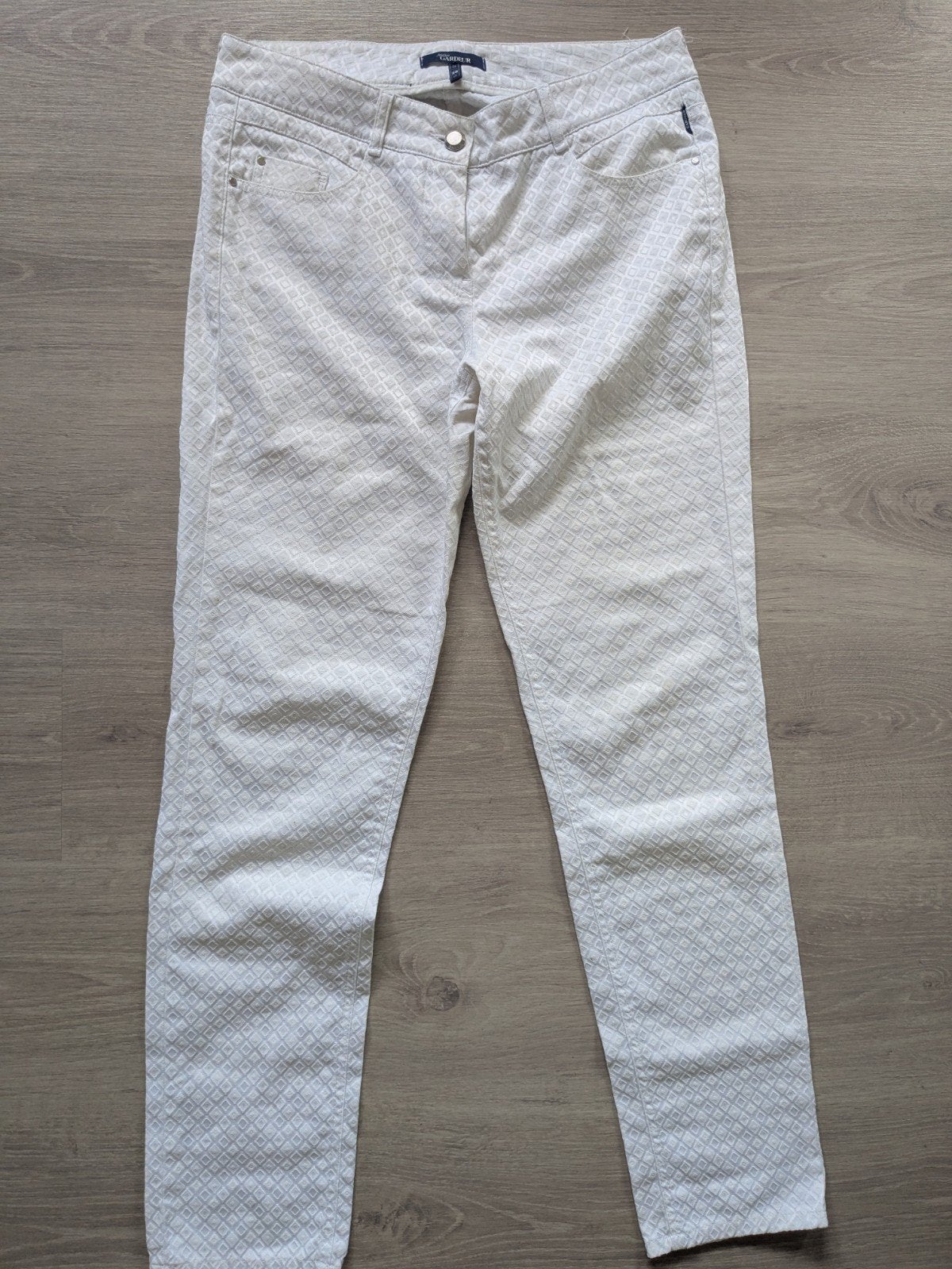 Atelier Gardeur broek maat 38, Maat 38/40 (M), Wit, Zo goed als nieuw, Lang