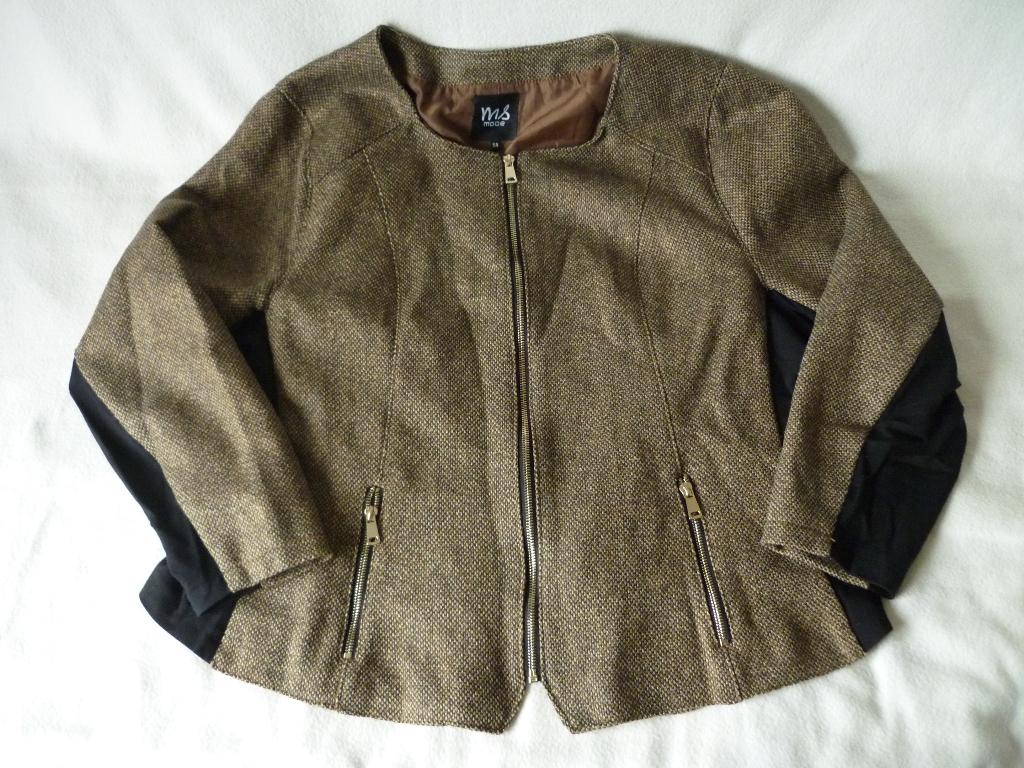MS Mode jasje maat 54 jas / blazer, Bruin, Maat 46/48 (XL) of groter, Ophalen of Verzenden, Jasje