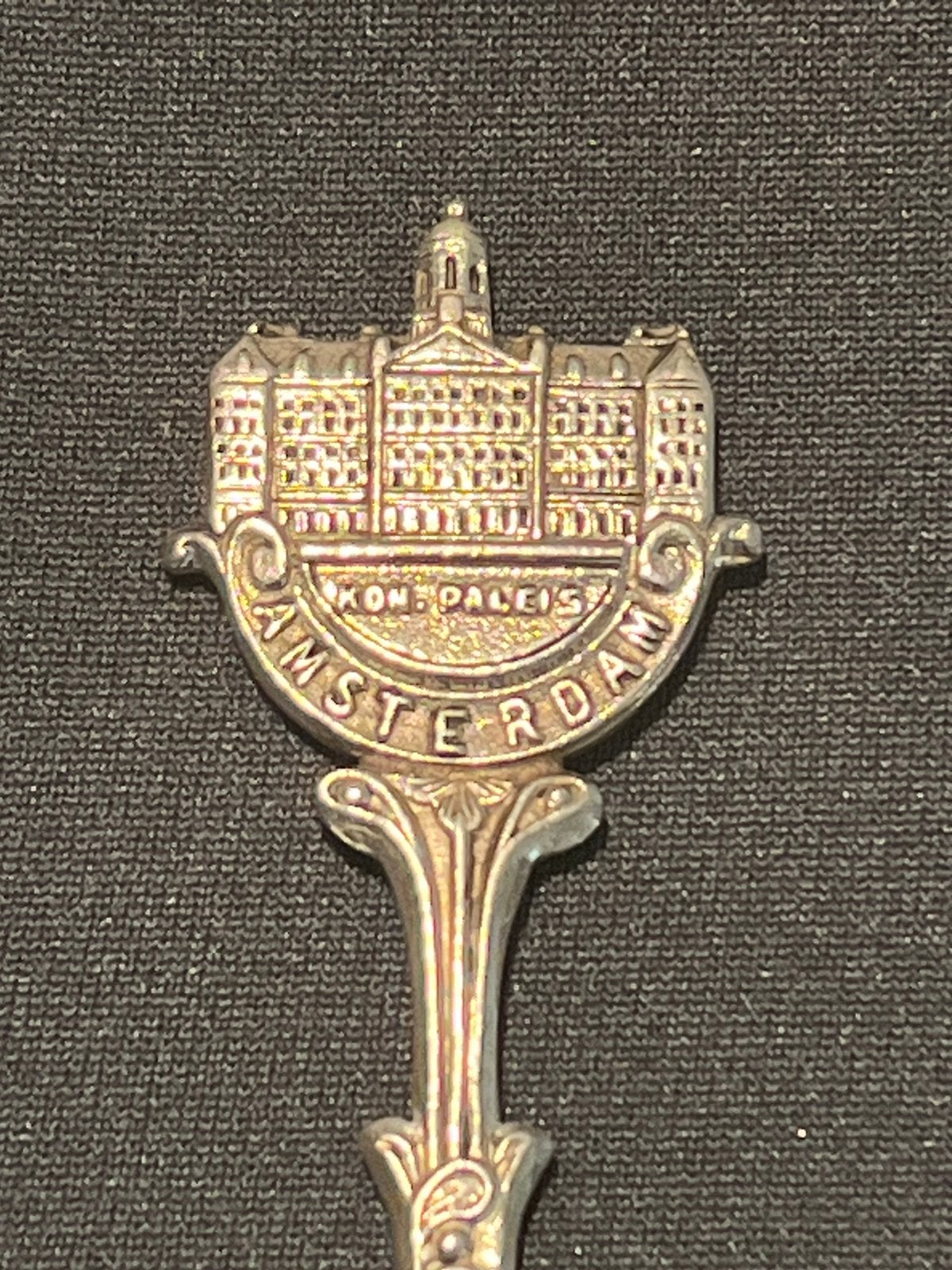 Lepeltje Koninklijk paleis  in Amsterdam., Antiek en Kunst, Antiek | Bestek, Ophalen of Verzenden