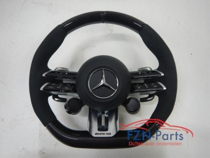 Mercedes-Benz S63 AMG W223 Stuur + airbag Alcantara Carbon M, Auto-onderdelen, Ophalen of Verzenden, Gebruikt