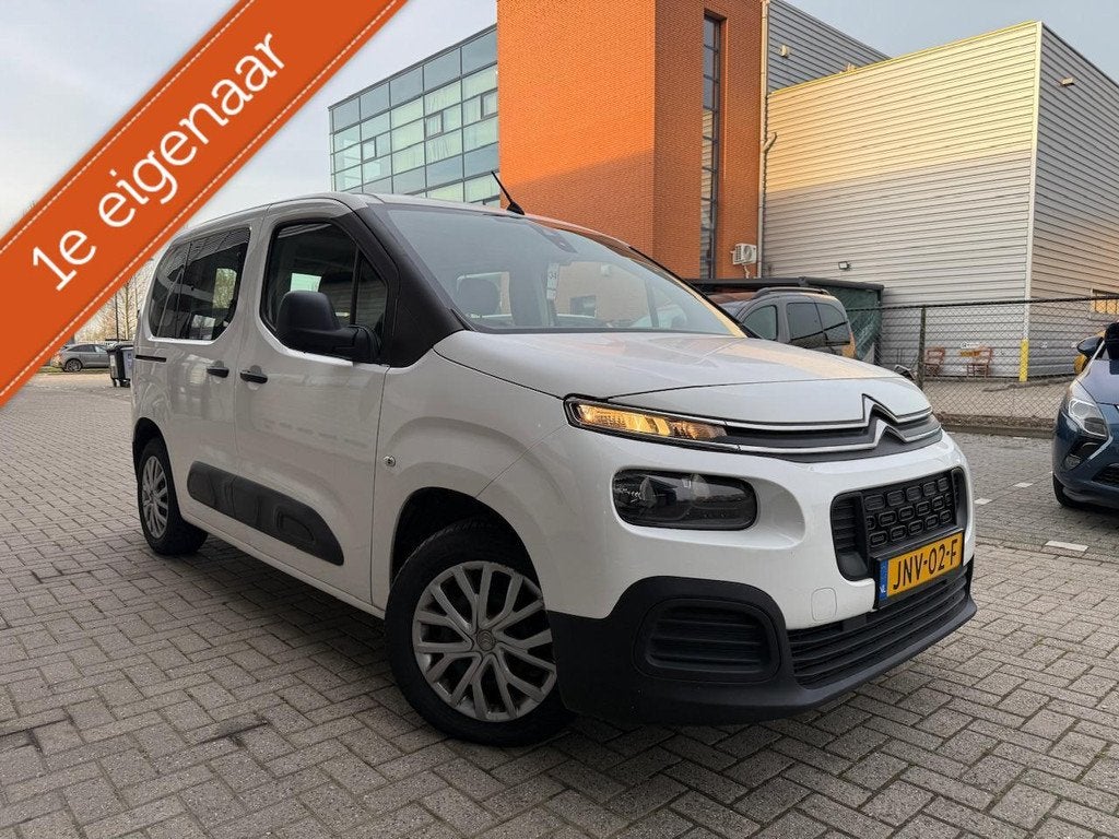 Citroën Berlingo 1.2 Benzine | Trekhaak | Bluetooth | 5 zit, Auto's, Citroën, Bedrijf, Te koop, Berlingo, ABS, Airbags, Airconditioning