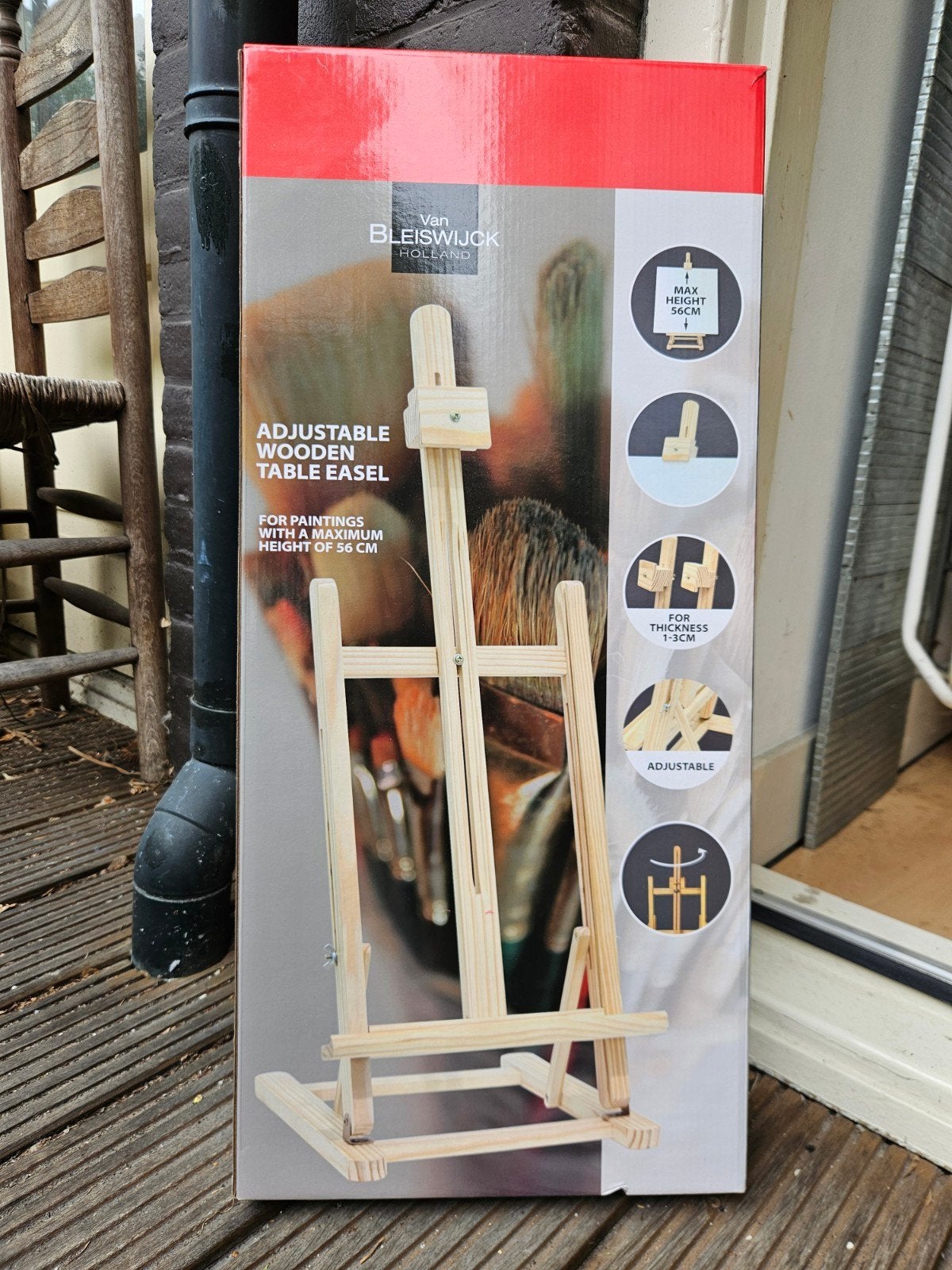 Verstelbare houten ezel - Van Bleiswijck, Ophalen, Ezel