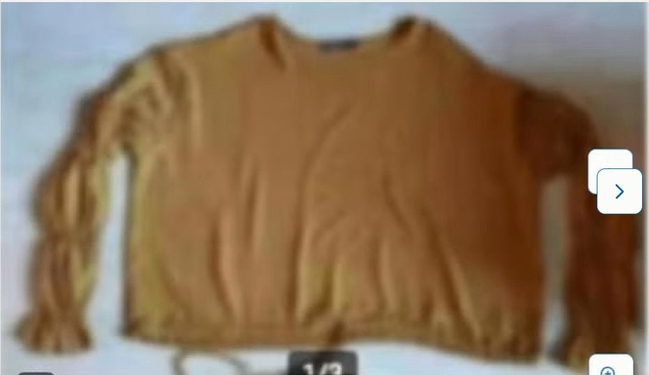 Dames bloes Perla Nera maat M cognac kleur, Bruin, Zo goed als nieuw, Ophalen, Maat 38/40 (M)