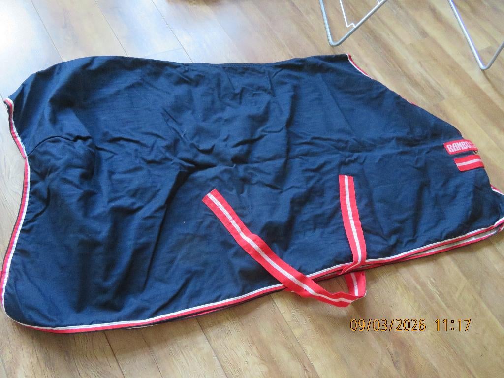 Stevige canvas ponydeken mt 5,6 voor B/kleine C pony, Ophalen of Verzenden, Gebruikt, Deken