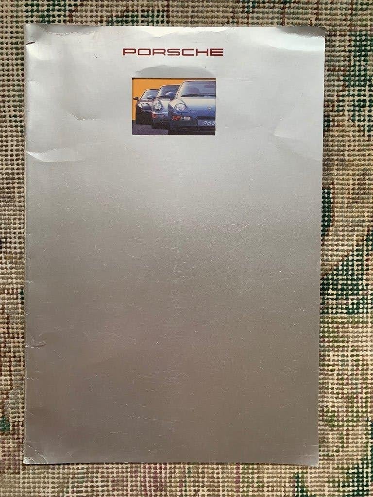Nederlandse folder brochure Porsche de modellen 1992 zgan!, Porsche, Ophalen of Verzenden, Zo goed als nieuw, Porsche