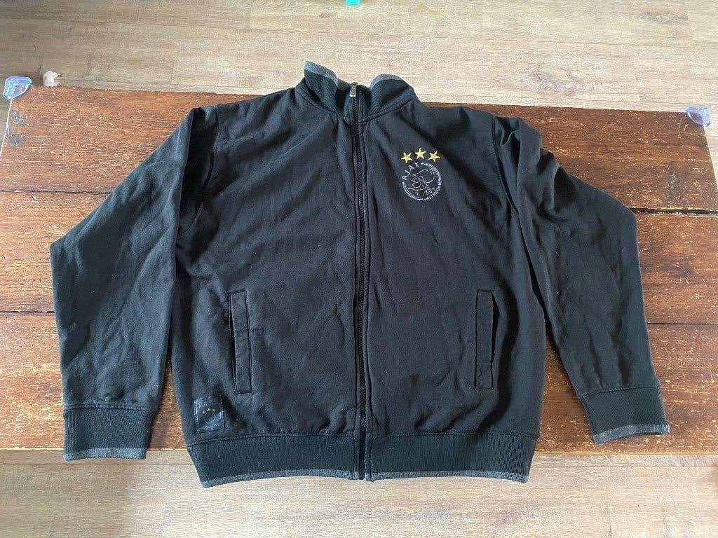 Ajax Vest Zwart "Heldhaftig, Vastberaden"MaatXL valt kleiner, Onbekend, Zwart, Maat 56/58 (XL), Ophalen of Verzenden