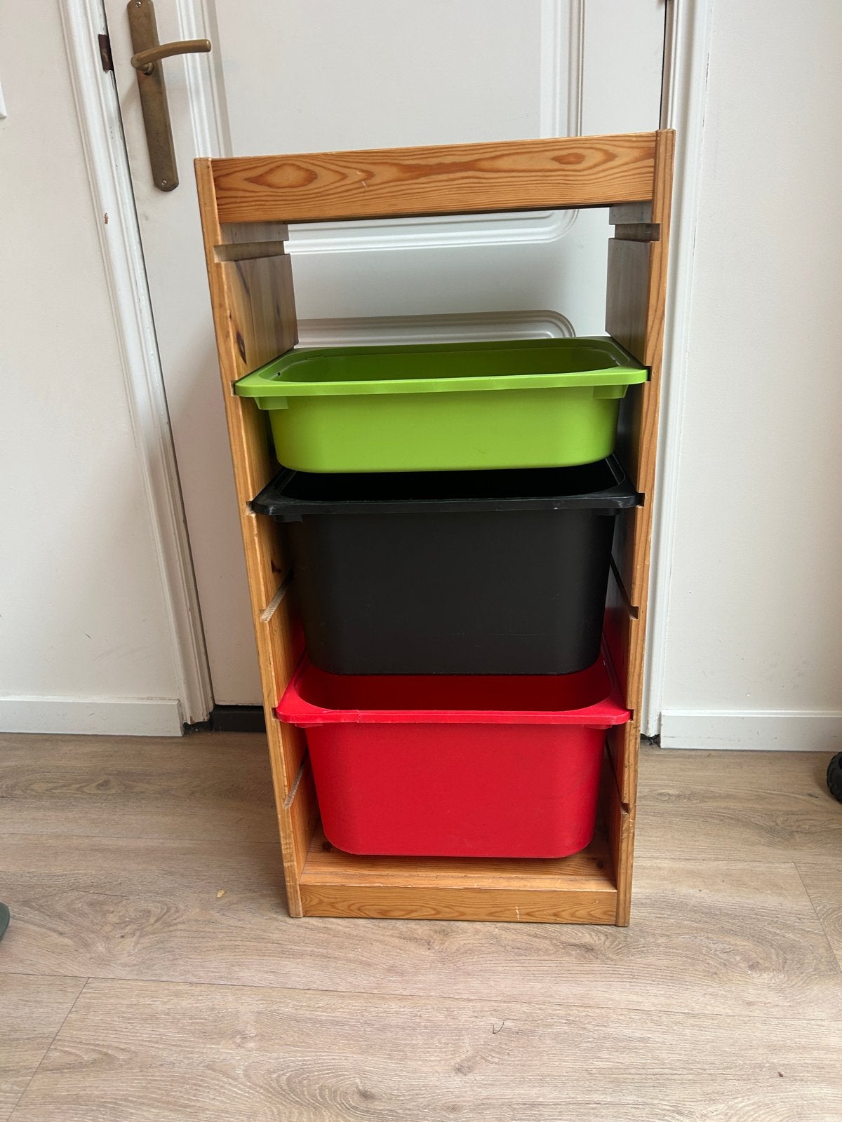 IKEA TROFAST opbergmeubel grenen + 3 bakken, Ophalen, Zo goed als nieuw, Minder dan 50 cm, 90 tot 105 cm