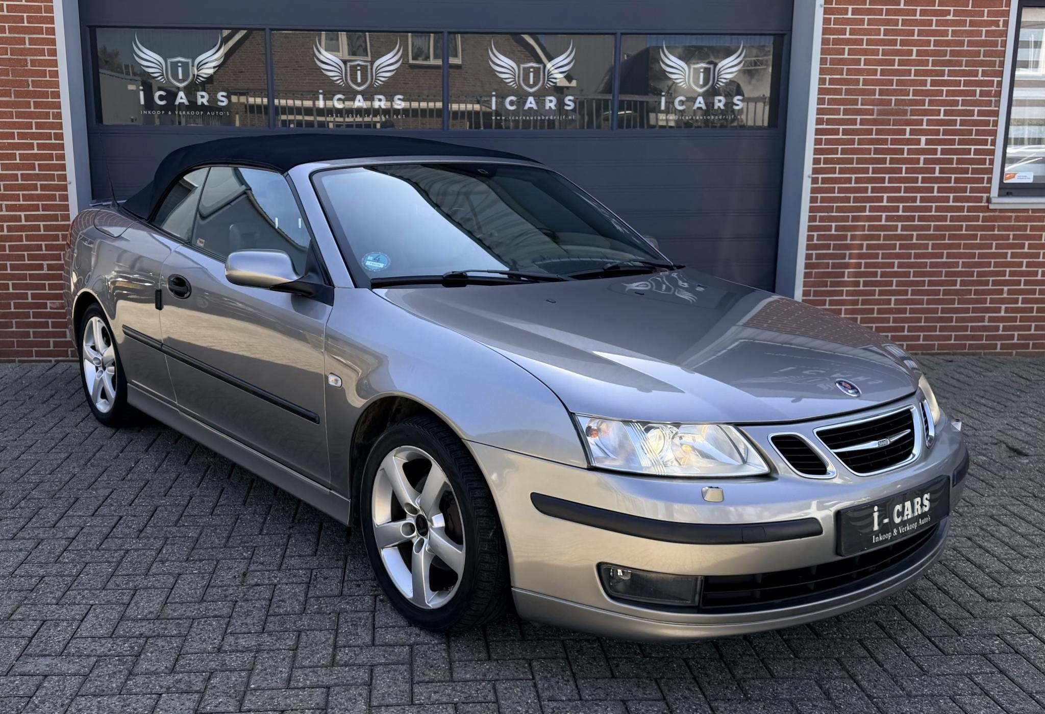Saab 9-3 Cabrio 1.8t Vector 20 Years Ed. Navi Trekhaak, Auto's, Gebruikt, 4 cilinders, Bedrijf, 1600 kg