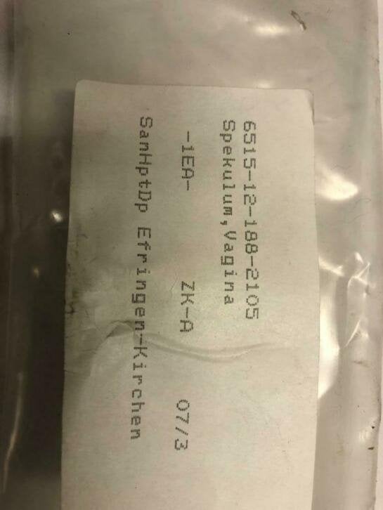 speculum voor inwendig onderzoek Aesculap gyneacologisch, Niet ingevuld, Niet ingevuld, Nieuw, Ophalen of Verzenden