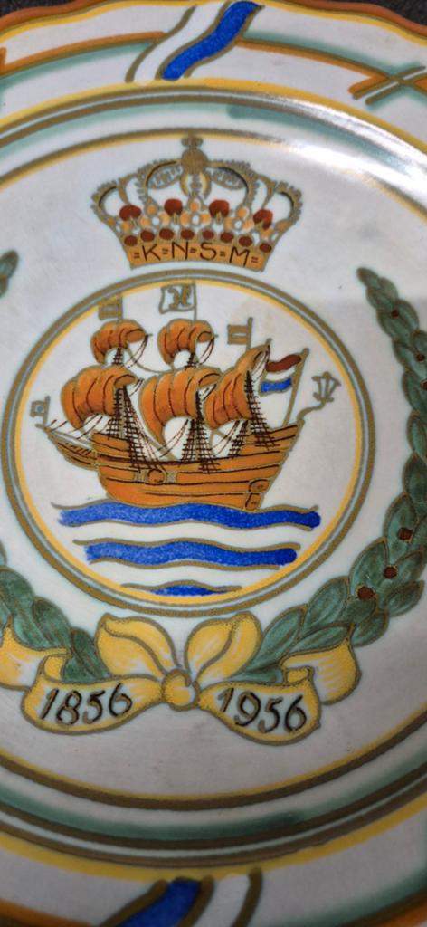 K-N-S-M Herdenkingsbord 1856-1956, Antiek en Kunst, Ophalen of Verzenden