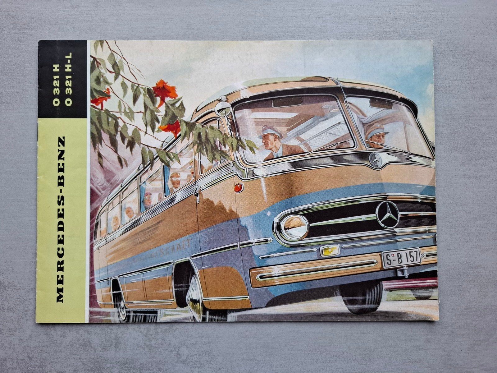 Mercedes-Benz O 321 H / H-L bus brochure - 1959, Ophalen of Verzenden, Zo goed als nieuw, Mercedes