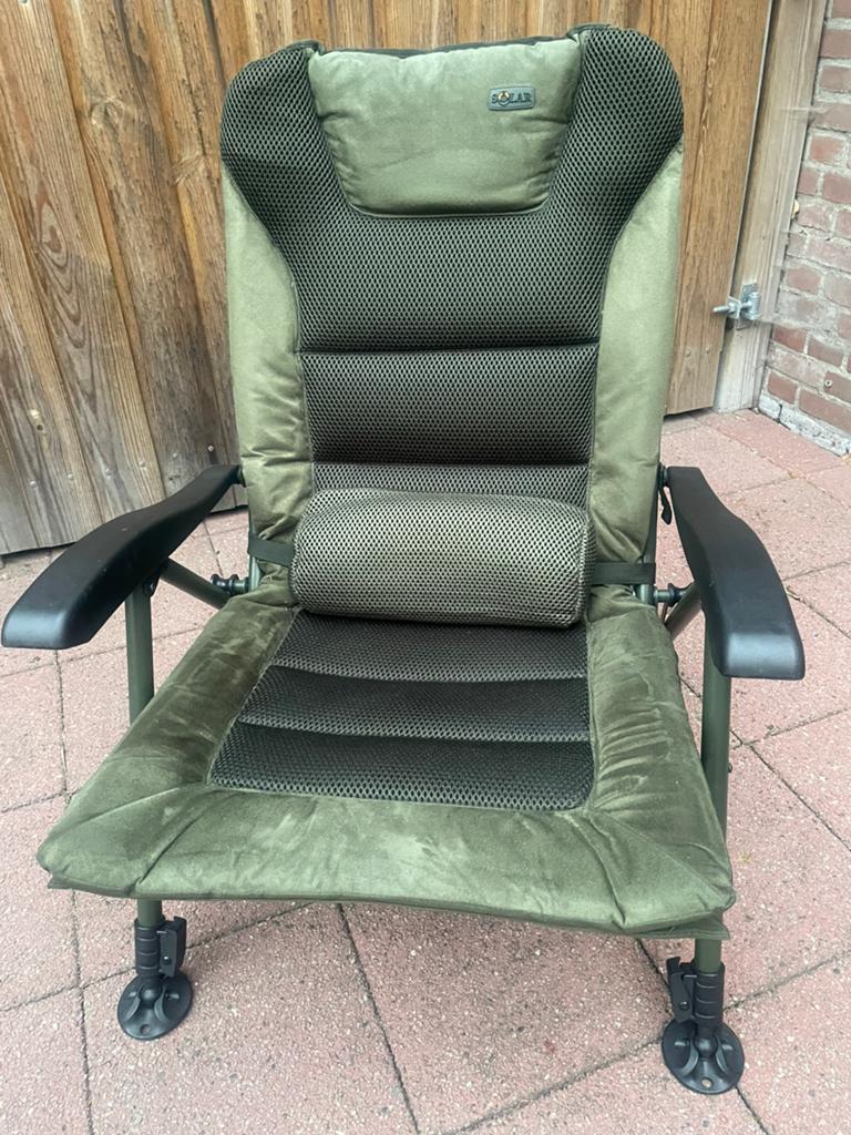 Solar Tackle SP Recliner Stoel - Low, Watersport en Boten, Hengelsport | Karpervissen, Ophalen, Zo goed als nieuw, Overige typen