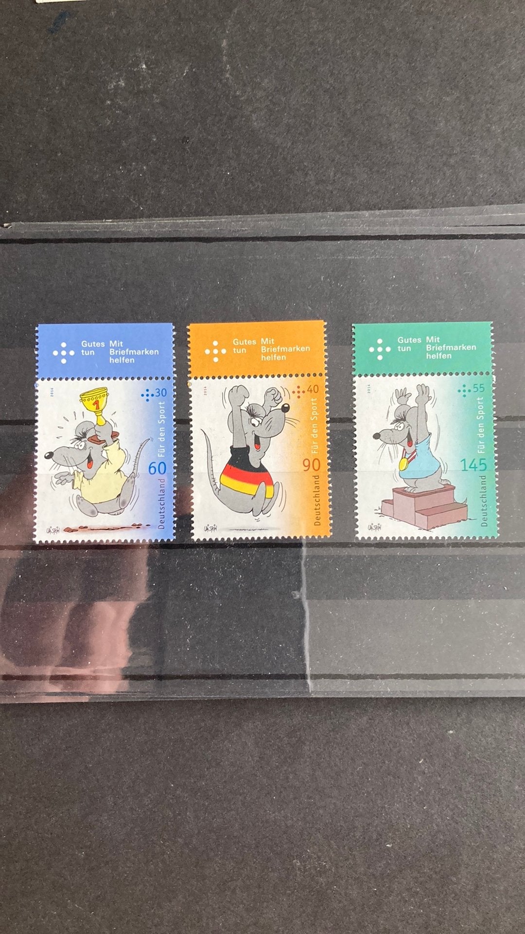 Duitsland 3075/77 cartoon post fris/1242, Ophalen of Verzenden, 1990 tot heden