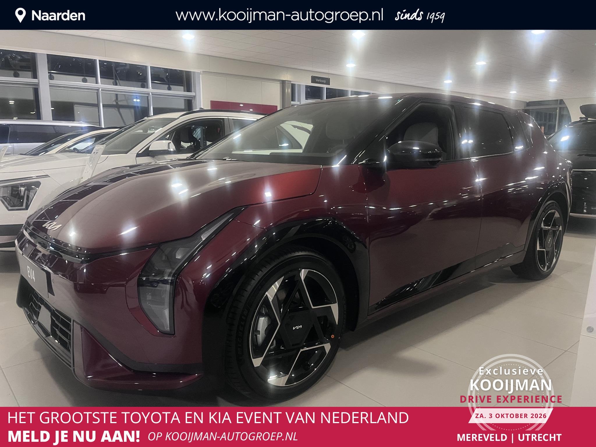 Kia EV4 GT-Line Business Edition 81.4 kWh VOORRAAD AUTO! TIJ, Auto's, 81 kWh, 510 min, 204 pk, Te koop