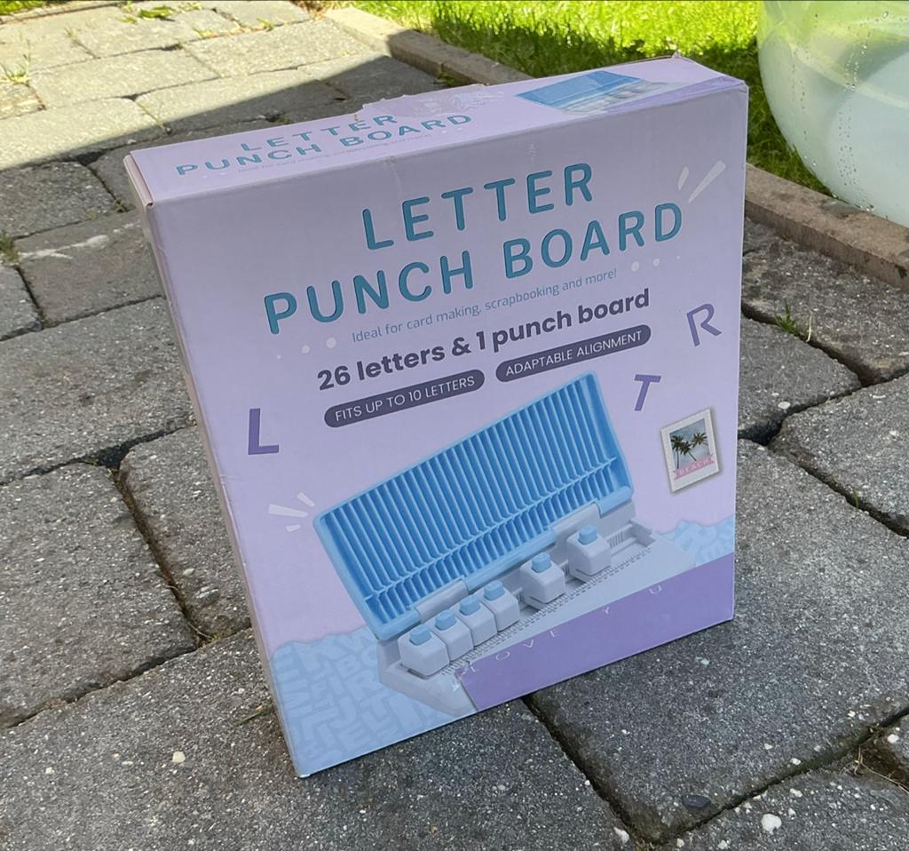 Letter Punch Board - Zo goed als nieuw, Ophalen, Zo goed als nieuw, Kunststof, Educatief