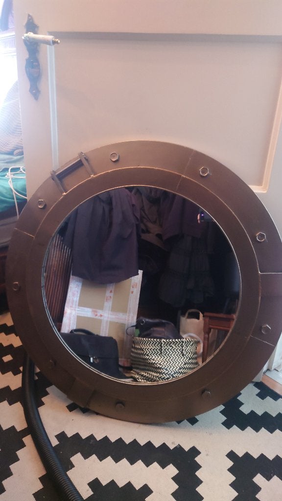 Spiegel van PTMD, Ophalen, Gebruikt, Rond, 75 tot 100 cm