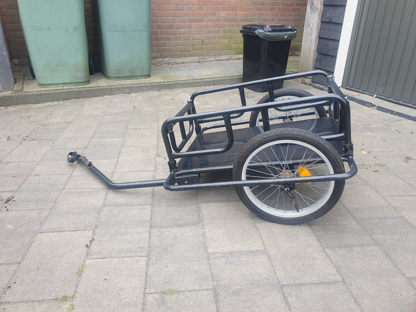 Handige fietskar, Ophalen, Bagagekar