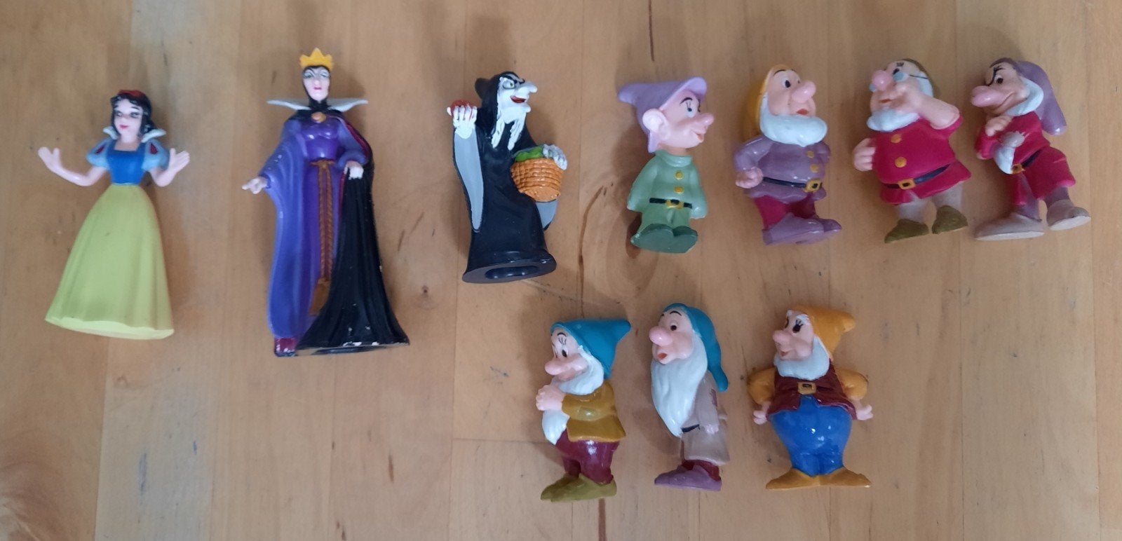 Sneeuwwitje en de Zeven Dwergen Figuren Set, Ophalen of Verzenden, Zo goed als nieuw