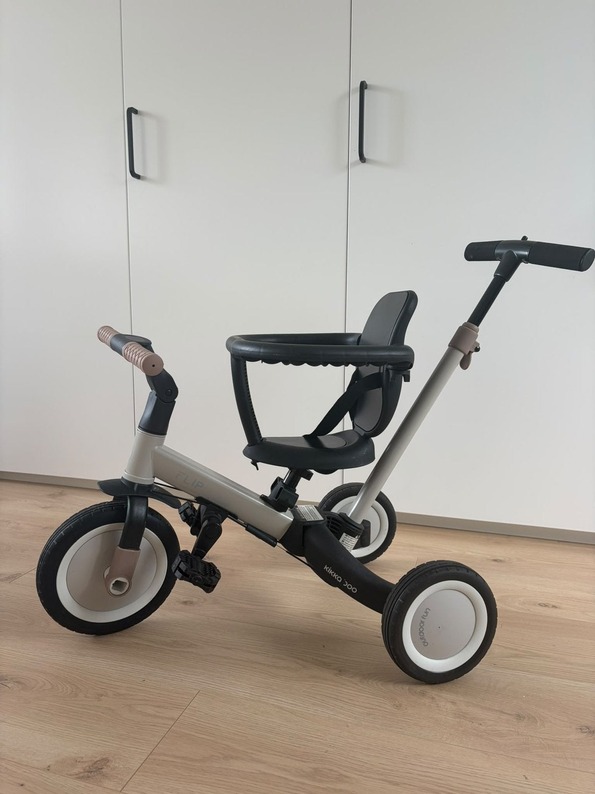 Kikkaboo Flip Beige 5-in-1 driewieler, Ophalen, Zo goed als nieuw