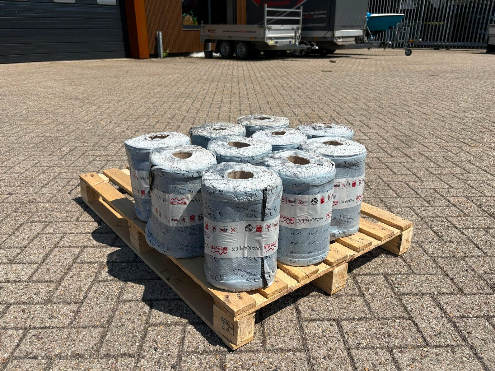 10 rollen wakaflex loodvervanger, Doe-het-zelf en Verbouw, Ophalen, Overige materialen, Zwart, Nieuw