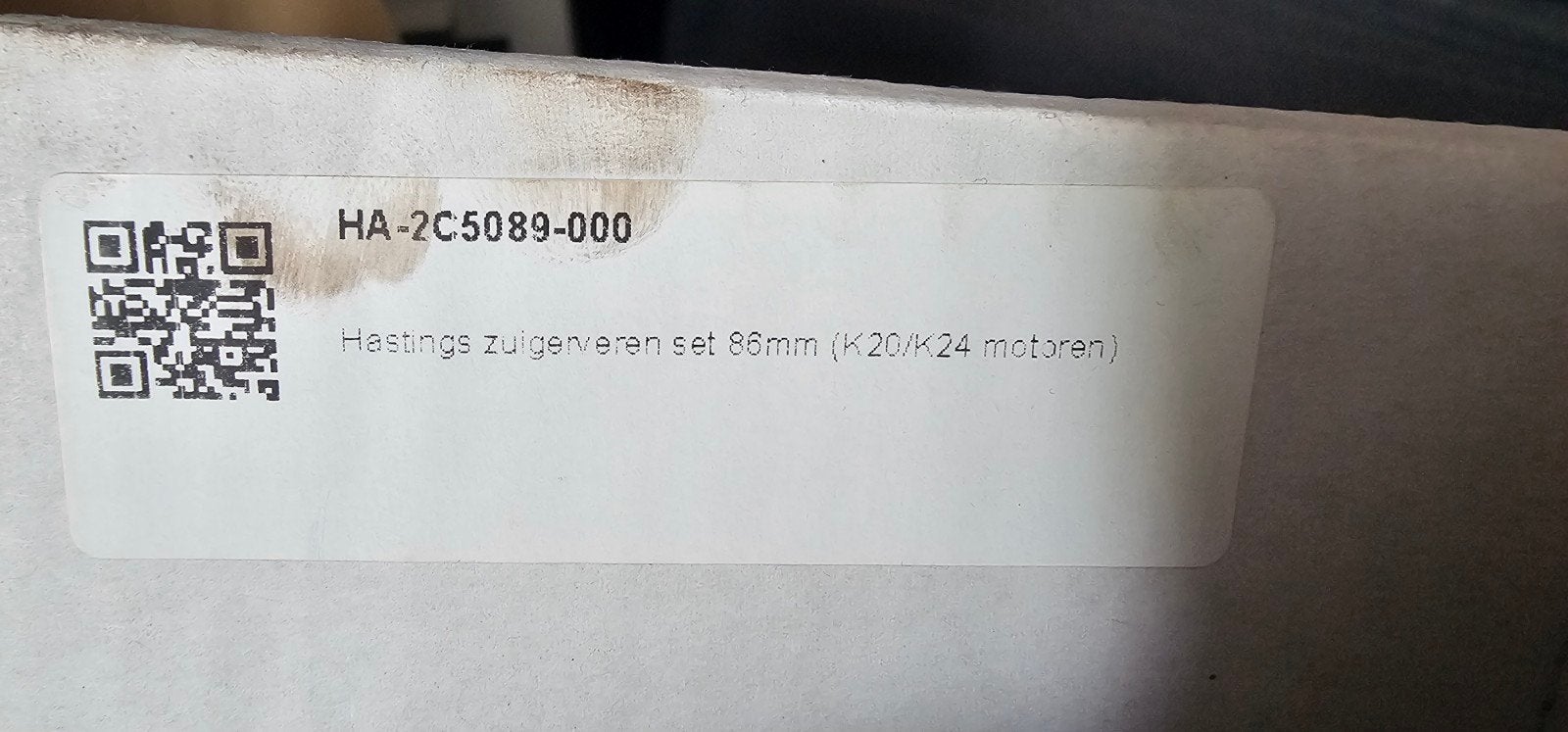 Hastings Zuigerveren set 86mm (K20 motoren), Ophalen of Verzenden, Nieuw, Honda