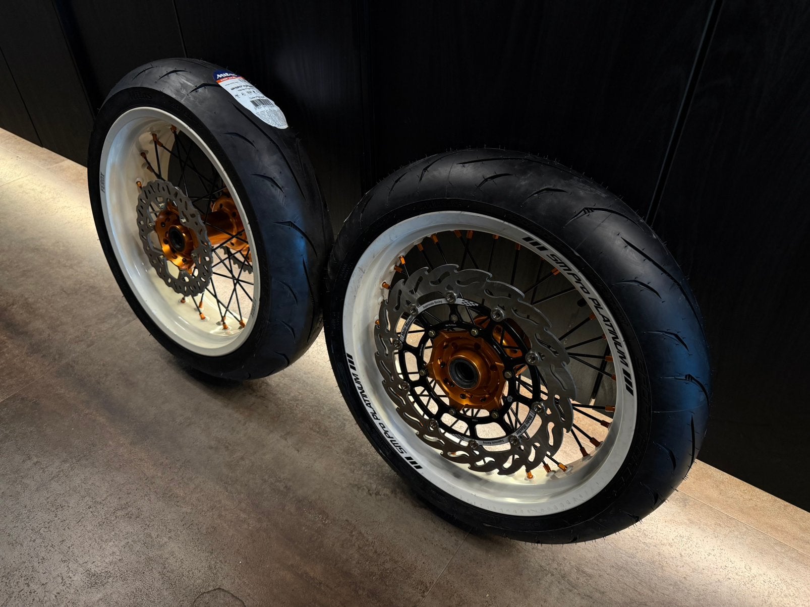 KTM 17 inch Supermoto wielen Sm NIEUWSTAAT! Nr 703, Sm pro, Ophalen of Verzenden, Gereviseerd, Sm pro