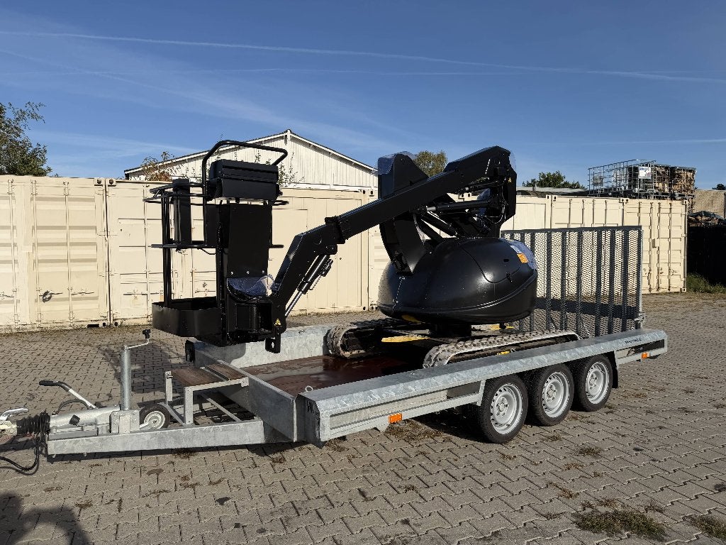Nagano NUL070R-2 rupshoogwerker met machinetransporter, Ophalen, Graafmachine