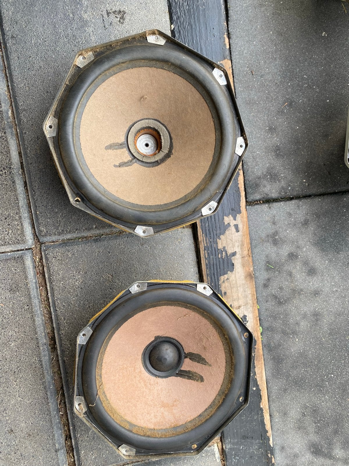 Philips AD 8060/W8 Vintage Luidsprekers (2 stuks), Ophalen of Verzenden, Gebruikt, Overige typen, Philips