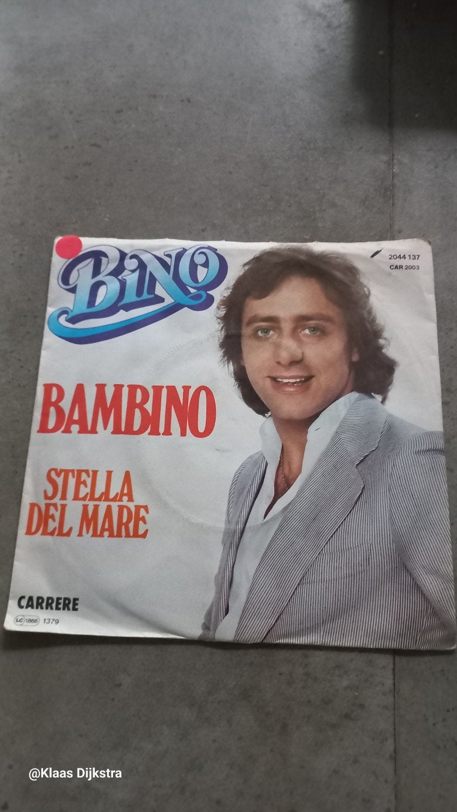 Bino - Bambino / Stella Del Mare, Ophalen of Verzenden, Gebruikt, 7 inch, Schlager