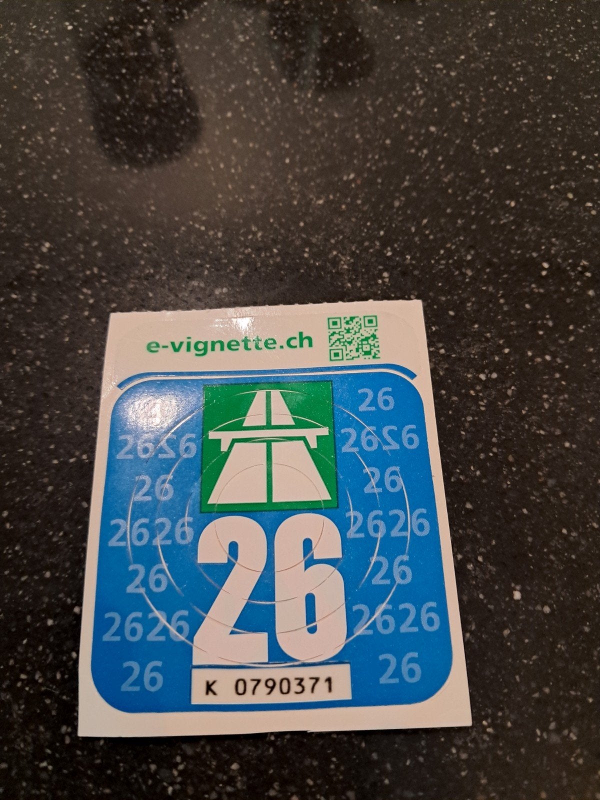 vignet zwitserland geldig tot 31 jan. 2027, Tickets en Kaartjes, Eén persoon