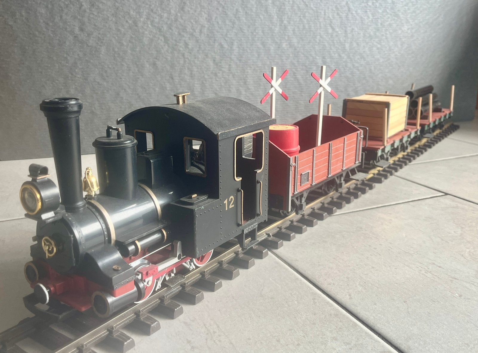 LGB trein custom bouw, Ophalen of Verzenden, Gelijkstroom, Locomotief, LGB