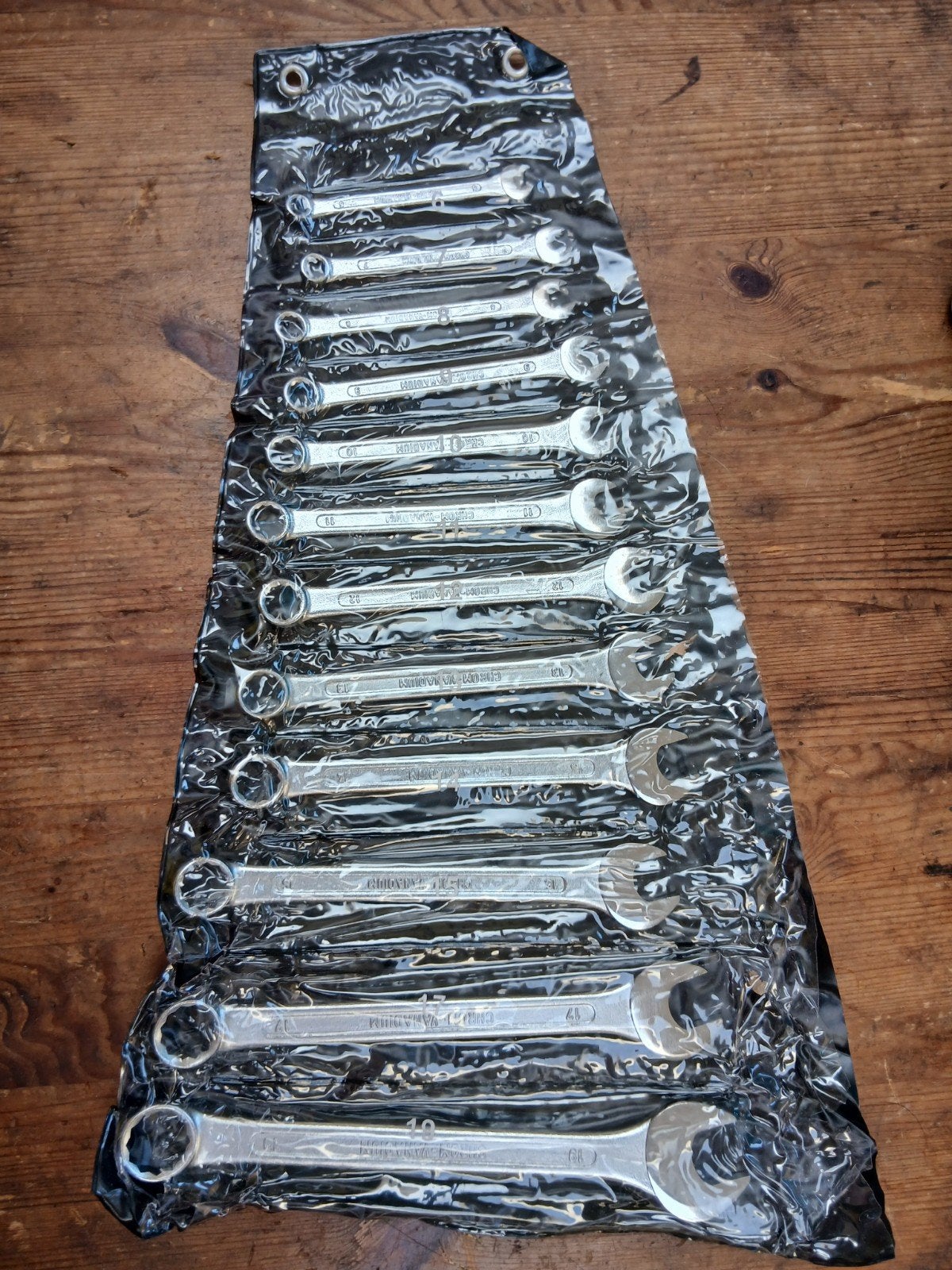Ring steek sleutel set 6  - 19, Doe-het-zelf en Verbouw, Gereedschap | Handgereedschap, Ophalen of Verzenden, Nieuw