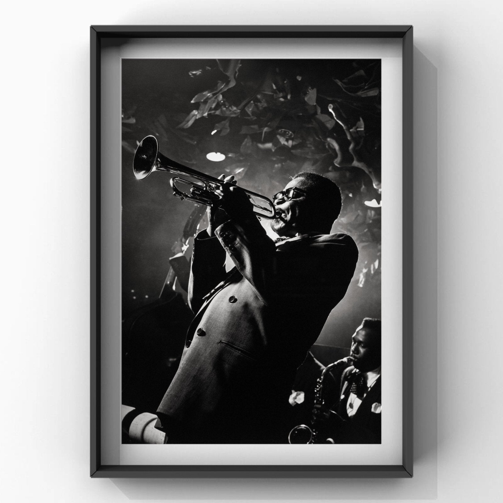 Dizzy Gillespie, Royal Roost, New York City, 1948 jazz foto, Antiek en Kunst, Ophalen of Verzenden, Foto, Fotografie