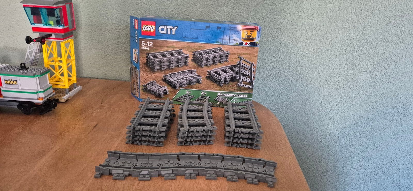 LEGO City Treinrails Set 60205 met doos, City, Lego, Accessoire, Ophalen of Verzenden