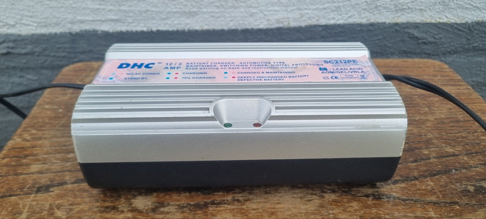 DHC SC212PE ACCULADER 12 V 12/2 AH LAADSTROOM, Auto-onderdelen, Ophalen of Verzenden, Nieuw